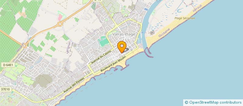 localisation de l'entreprise JB83  VALRAS-PLAGE