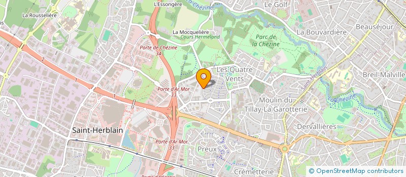 localisation de l'entreprise JBA  SAINT-HERBLAIN