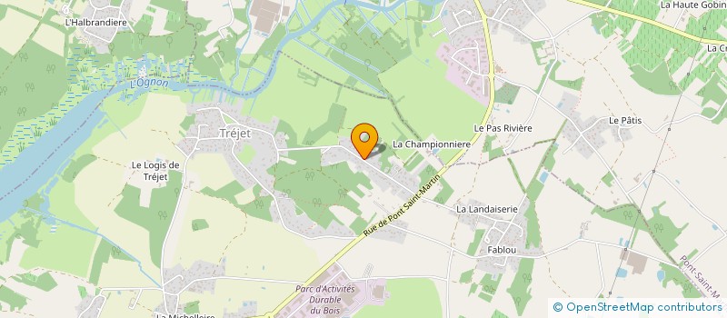 localisation de l'entreprise JBA  LA CHEVROLIERE