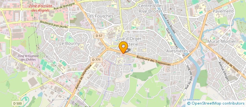 localisation de l'entreprise JBA à LAVAL