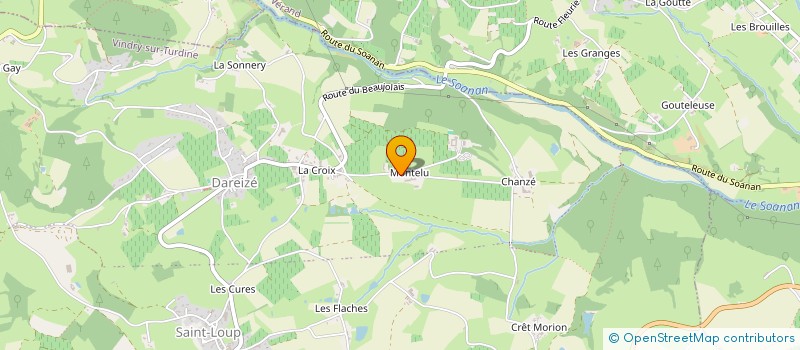 localisation de l'entreprise JBA à VINDRY-SUR-TURDINE