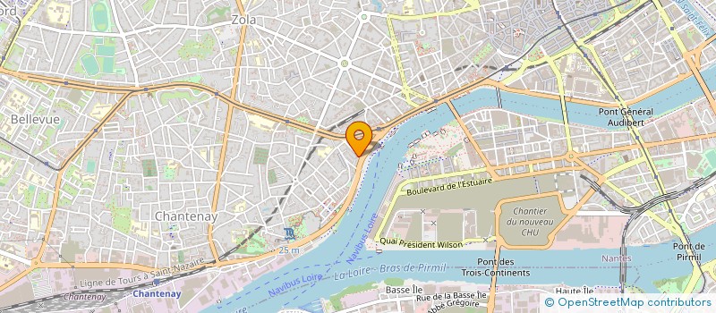 localisation de l'entreprise JBA ARCHITECTES à NANTES