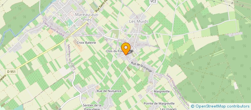 localisation de l'entreprise JBA HOLDING à MEZIERES-LEZ-CLERY