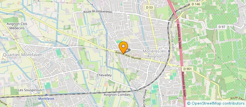 localisation de l'entreprise JBA IMMOBILIER  MORIERES-LES-AVIGNON