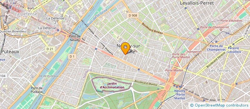 localisation de l'entreprise JBA INVESTISSEMENTS à NEUILLY-SUR-SEINE
