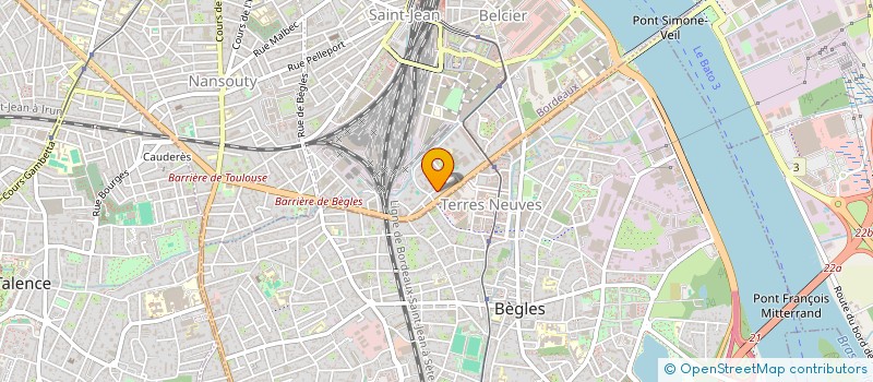 localisation de l'entreprise JBA PEINTURE  BORDEAUX