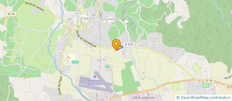 localisation de l'entreprise JBAB  TOURRETTES