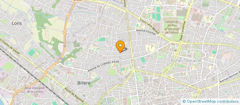 localisation de l'entreprise JBAC à PAU