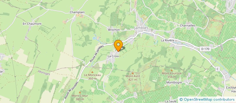 localisation de l'entreprise JBAC  JAMBLES