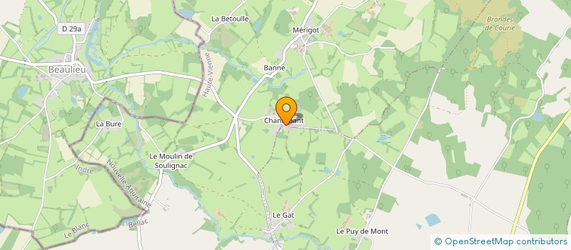 localisation de l'entreprise JBAF à SAINT-GEORGES-LES-LANDES