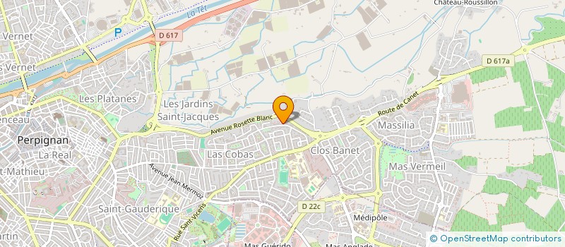 localisation de l'entreprise JBAL  PERPIGNAN