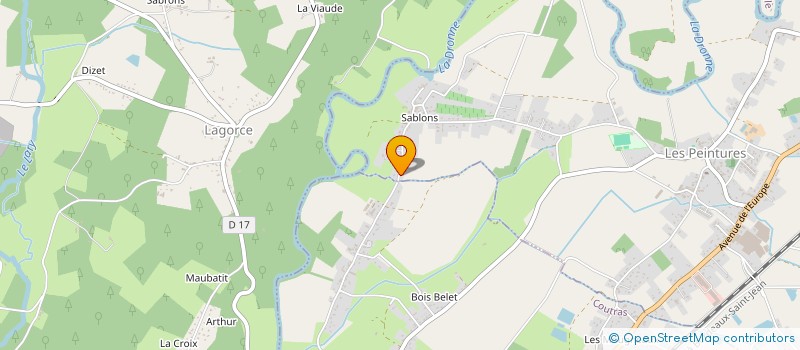 localisation de l'entreprise JBALL  LES PEINTURES