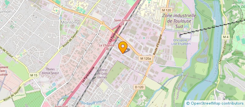 localisation de l'entreprise JBAT  AUZIELLE