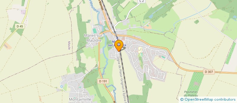 localisation de l'entreprise JBAT  MAREIL-SUR-MAULDRE