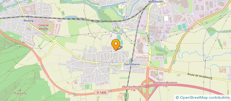 localisation de l'entreprise JBATI-CONCEPT  DORLISHEIM