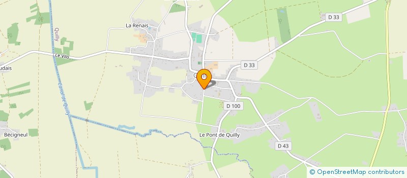 localisation de l'entreprise JBB  QUILLY