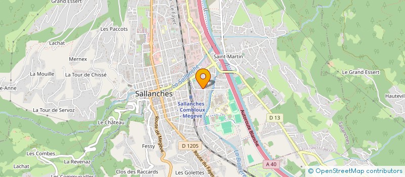 localisation de l'entreprise JBB CONCIERGERIE à SALLANCHES