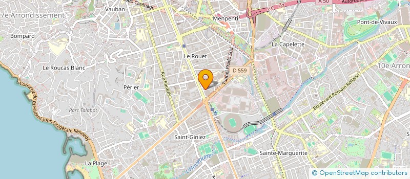 localisation de l'entreprise JBB CONSEIL ET FORMATION  MARSEILLE