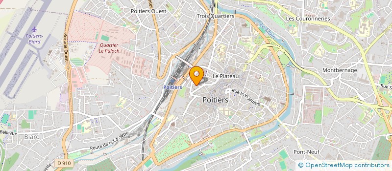 localisation de l'entreprise JBB DIAG à POITIERS