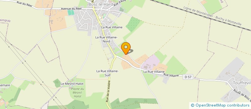 localisation de l'entreprise JBB INVEST  BOSC-LE-HARD