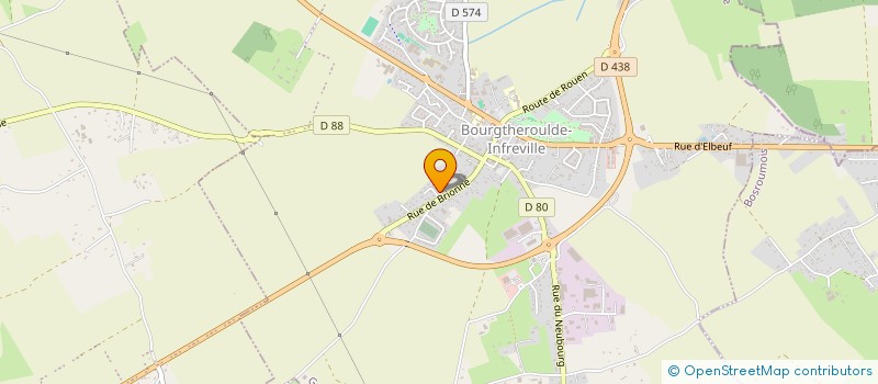 localisation de l'entreprise JBBA III  GRAND BOURGTHEROULDE