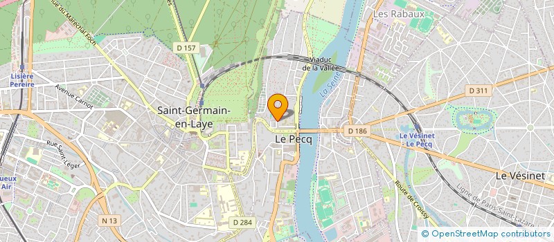 localisation de l'entreprise JBC  LE PECQ