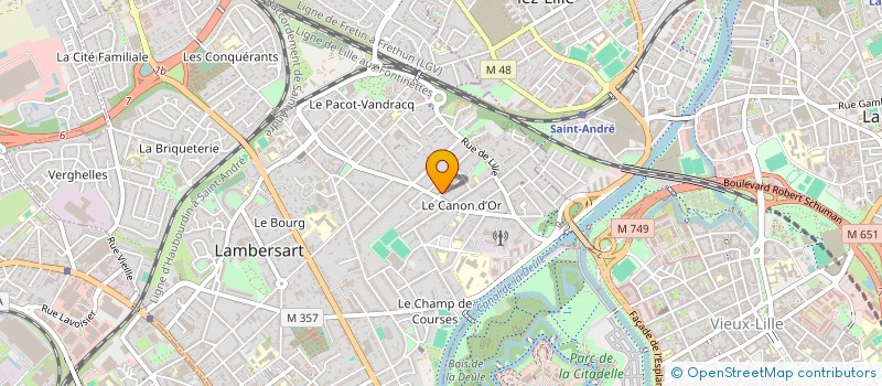 localisation de l'entreprise JBC à LAMBERSART