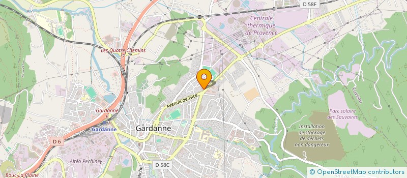localisation de l'entreprise JBC à GARDANNE