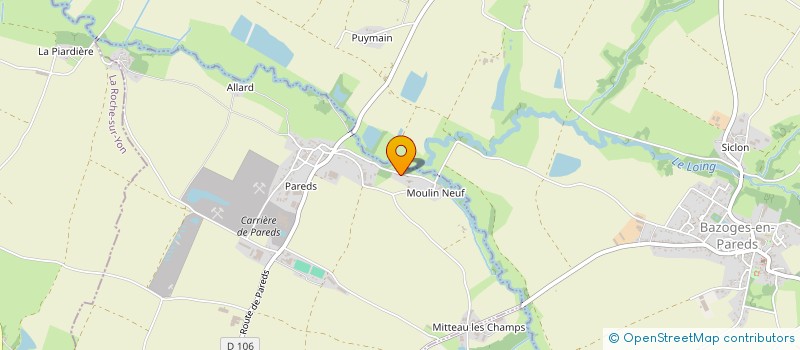 localisation de l'entreprise JBC  LA JAUDONNIERE