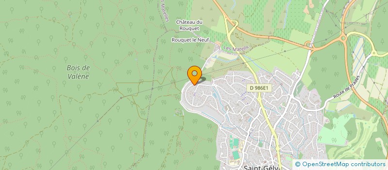 localisation de l'entreprise JBC  SAINT-GELY-DU-FESC