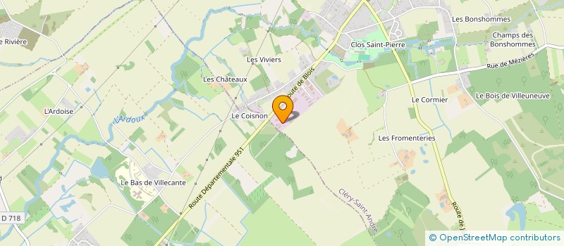 localisation de l'entreprise JBC ECHAFAUDAGES AGENCE ILE DE FRANCE à CLERY-SAINT-ANDRE