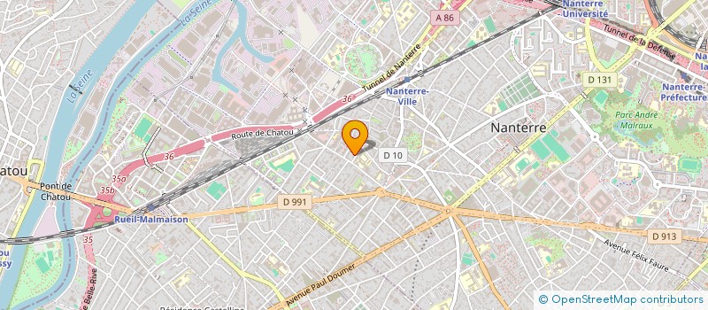 localisation de l'entreprise JBC GESTION PRIVEE  NANTERRE