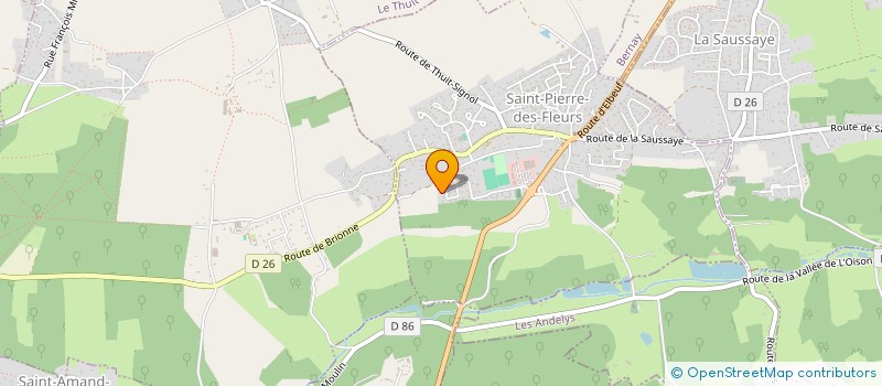 localisation de l'entreprise JBC IMMO  SAINT-PIERRE-DES-FLEURS