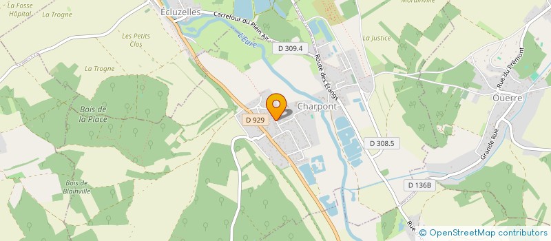 localisation de l'entreprise JBC IMMO à CHARPONT
