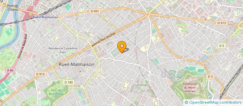 localisation de l'entreprise JBC INVEST à RUEIL-MALMAISON