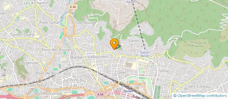 localisation de l'entreprise JBC NEGRONI  TOULON