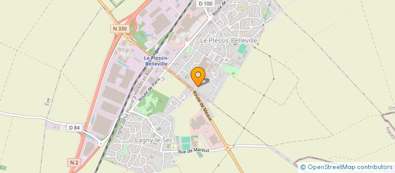 localisation de l'entreprise JBC TRANSPORT  LE PLESSIS-BELLEVILLE