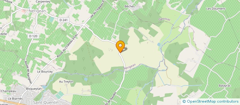 localisation de l'entreprise JBC VINS SARL à BEYCHAC-ET-CAILLAU