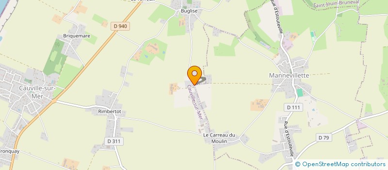 localisation de l'entreprise JBC2M  CAUVILLE-SUR-MER