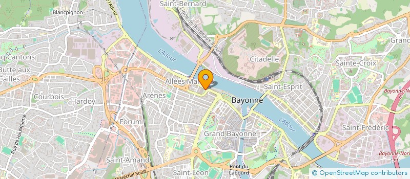 localisation de l'entreprise JBCA à BAYONNE