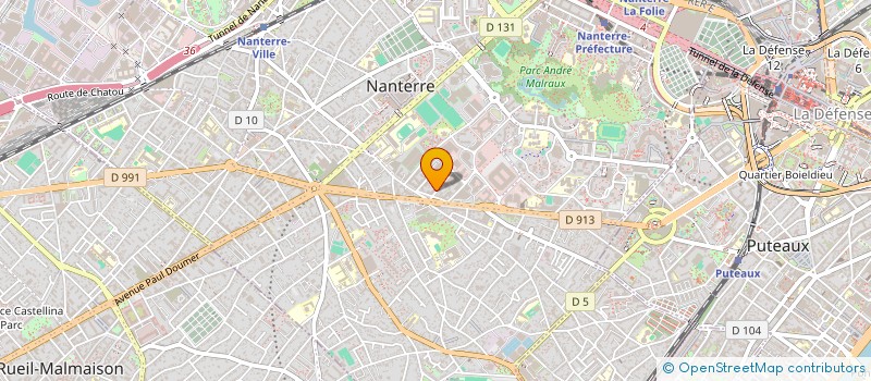 localisation de l'entreprise JBCALDAS  NANTERRE