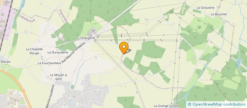 localisation de l'entreprise JBCD à INGRANDES
