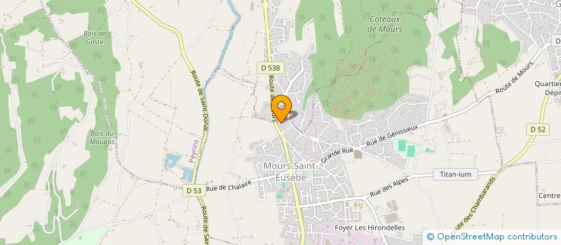 localisation de l'entreprise JBCEL  MOURS-SAINT-EUSEBE