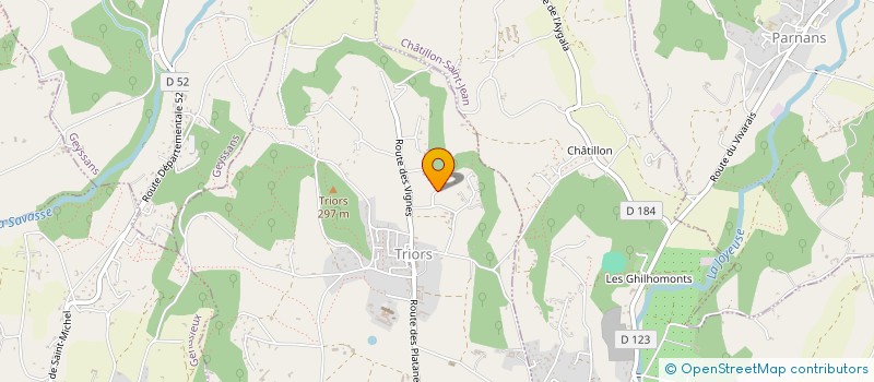 localisation de l'entreprise JBCF  TRIORS