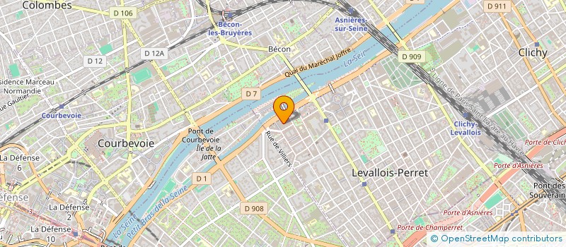 localisation de l'entreprise JBCL à LEVALLOIS-PERRET
