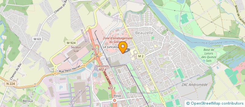 localisation de l'entreprise JBCL - IWIK  BEAUZELLE