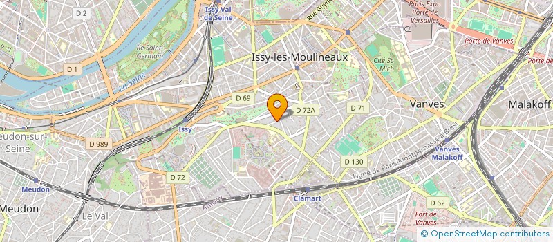 localisation de l'entreprise JBCT RE  ISSY-LES-MOULINEAUX