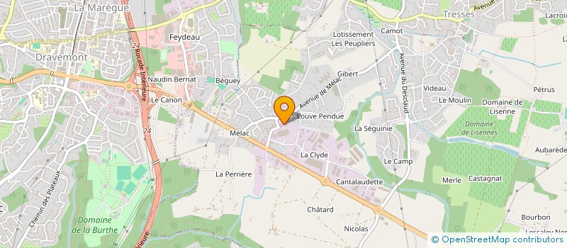 localisation de l'entreprise JBD  TRESSES