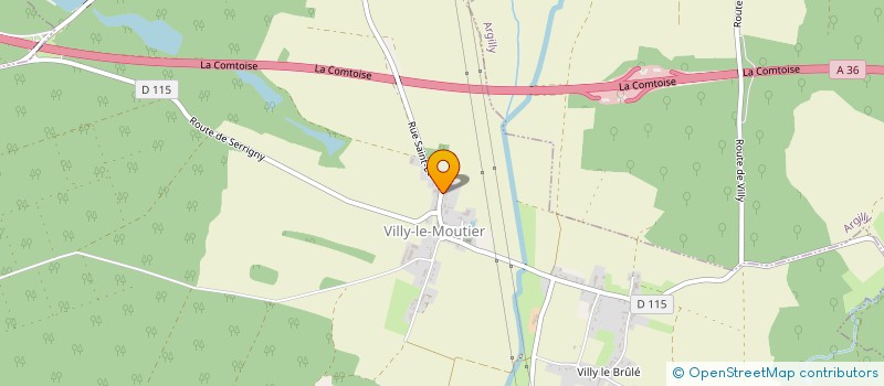 localisation de l'entreprise JBD- BEL  VILLY-LE-MOUTIER