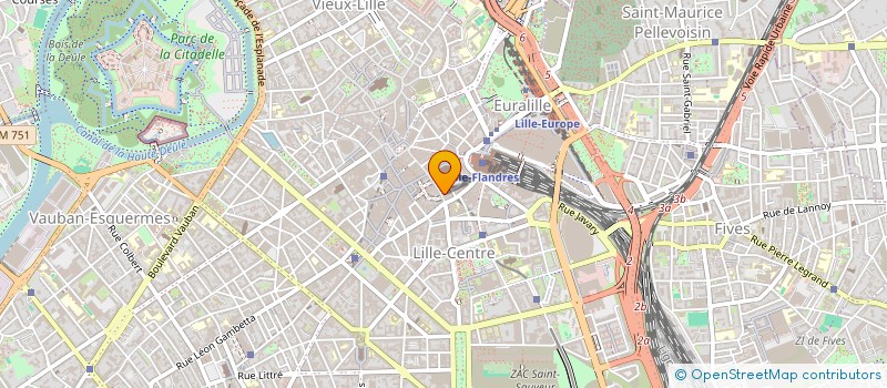 localisation de l'entreprise JBD HOLDING à LILLE